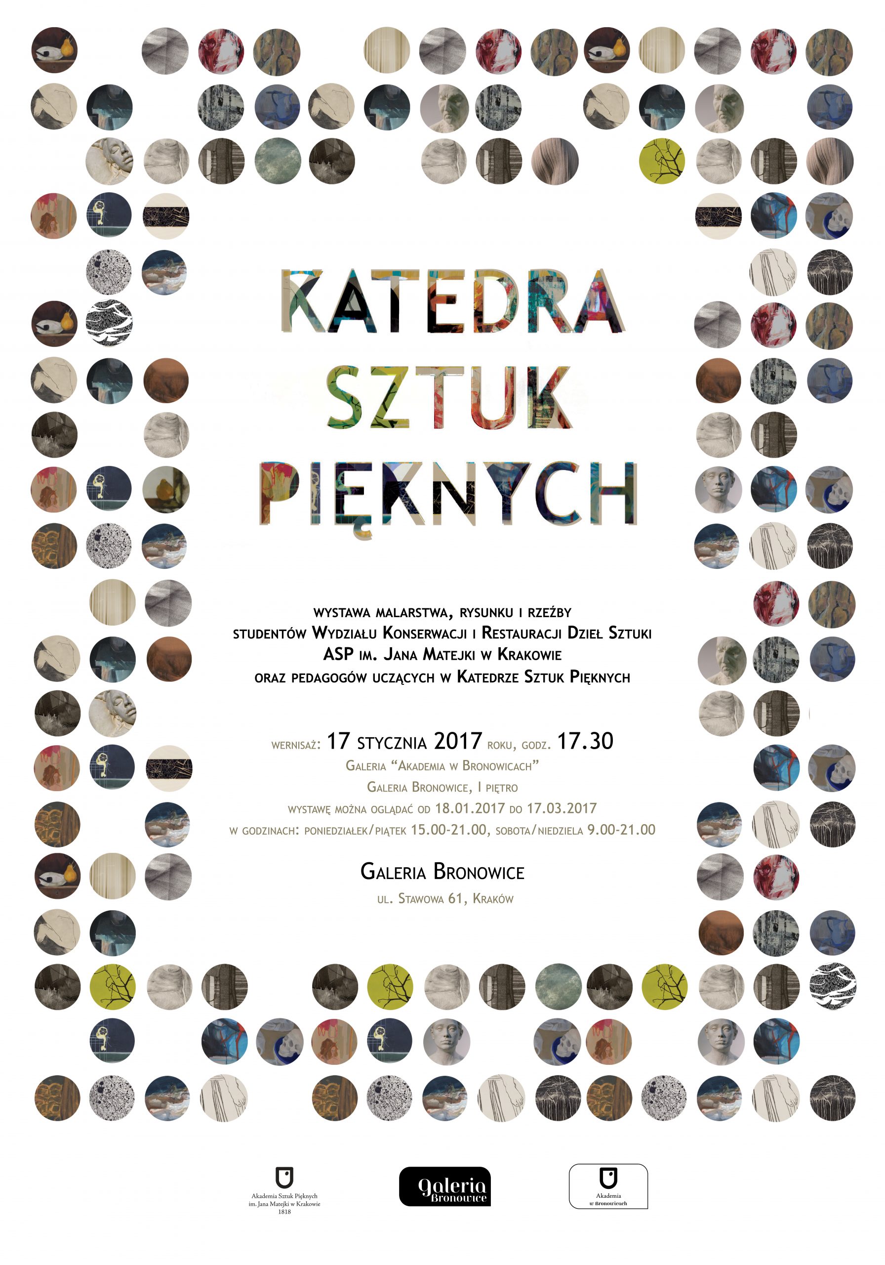 Wystawa Katedry Sztuk Pięknych w Galerii ASP w Bronowicach
