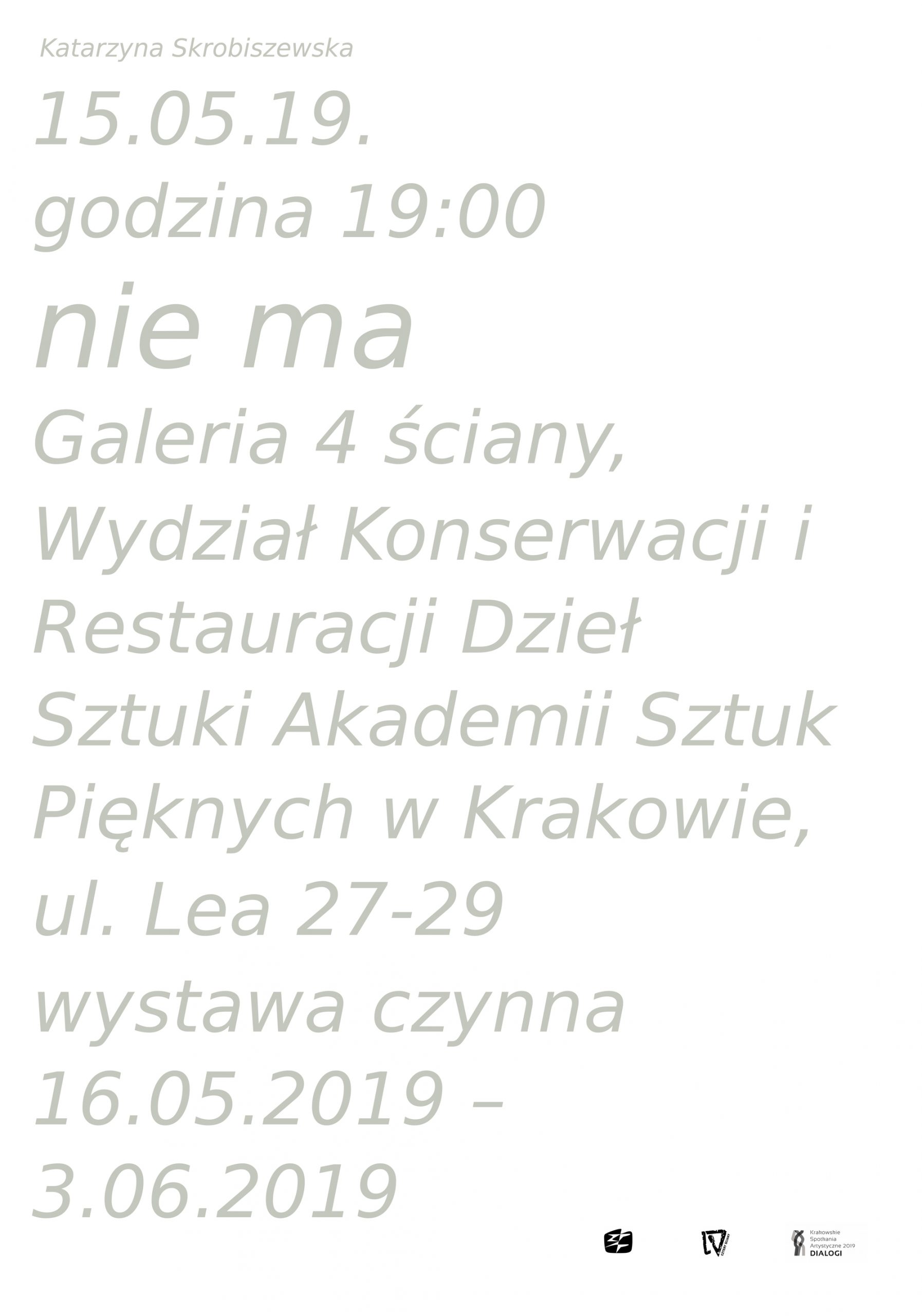 Wystawa „NIE MA”. Gra z przestrzenią