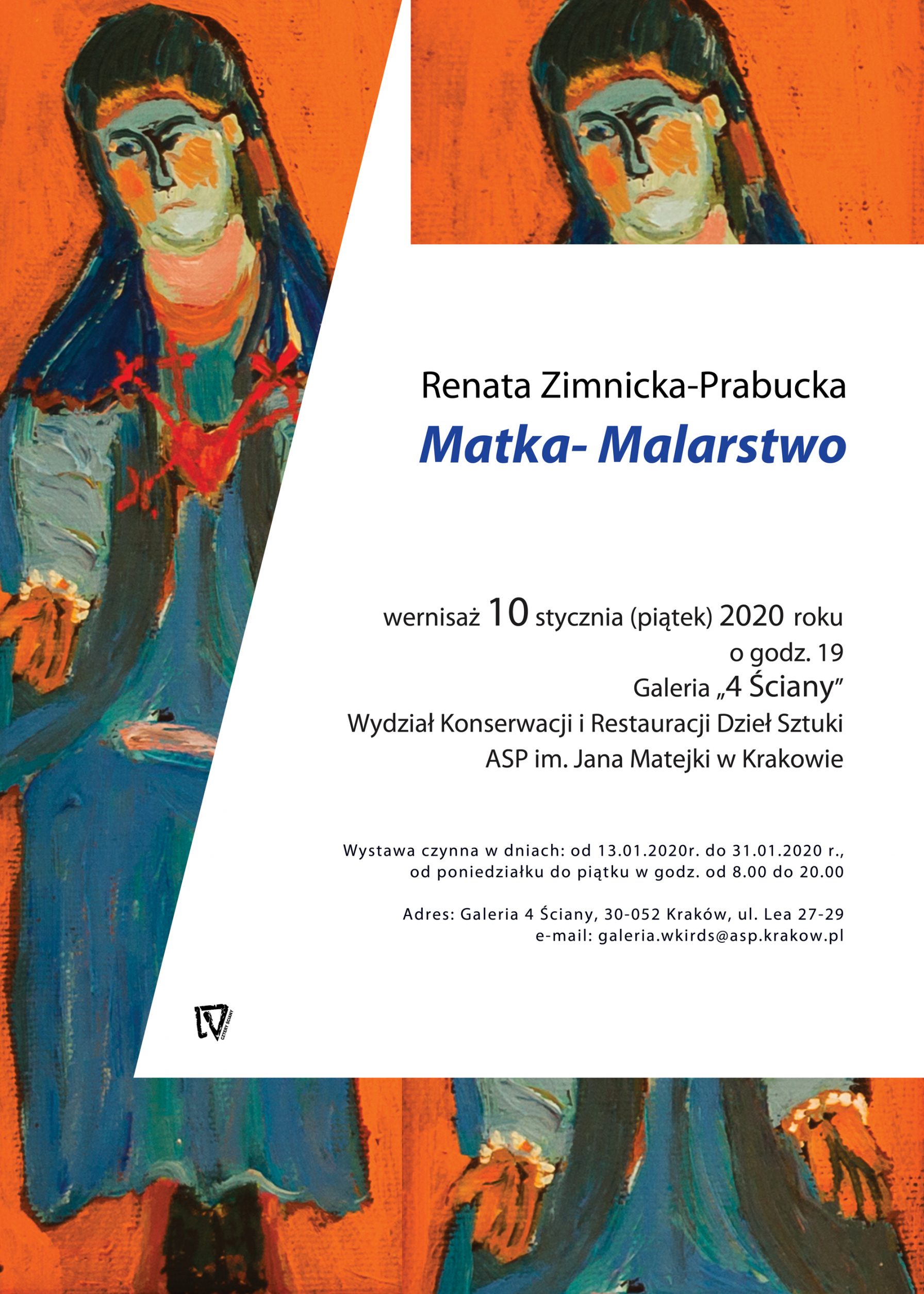 „Matka- Malarstwo”. Wystawa malarstwa Renaty Zimnickiej-Prabuckiej.