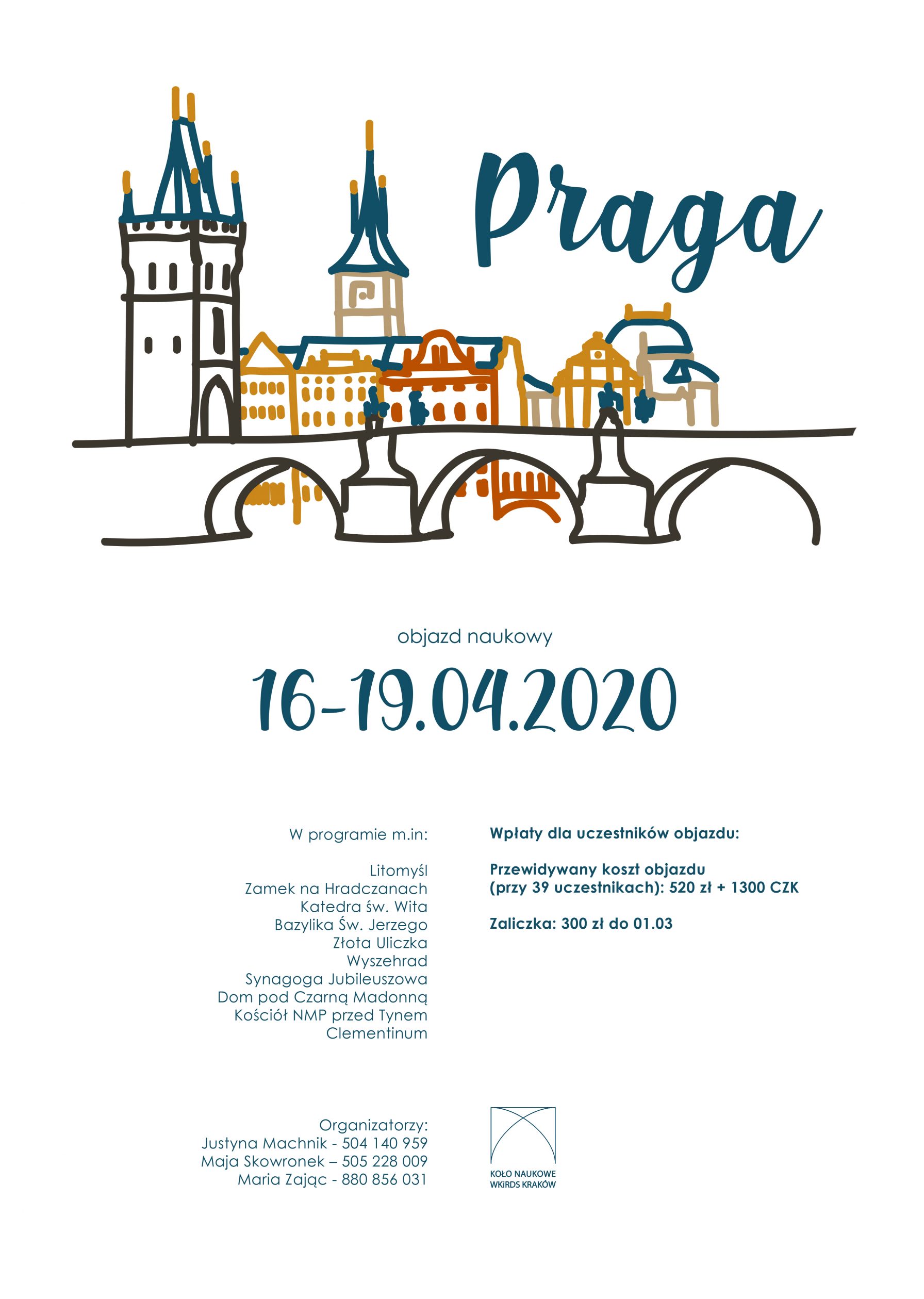 Objazd naukowy do Pragi