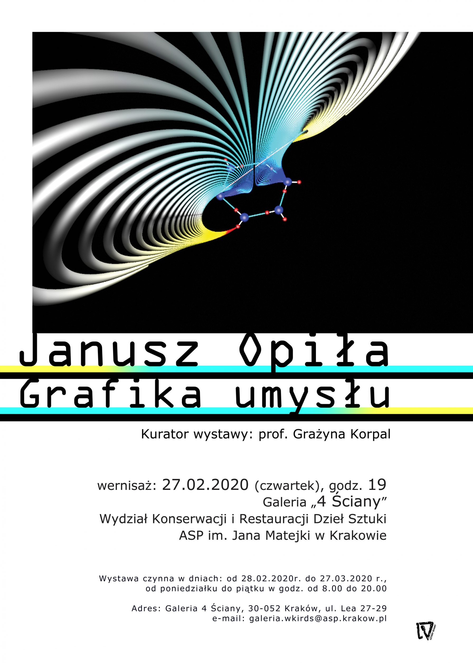„Grafika umysłu” – wystawa Janusza Opiły