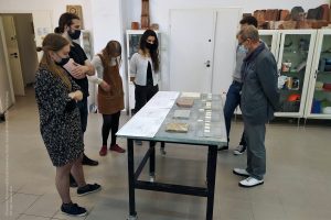 Końcoworoczny przegląd prac wykonanych przez studentów II roku, Pracownia Konserwacji Rzeźby Kamiennej, Stiuku i Ceramiki, rok akademicki 2020/2021, fot. mgr Joanna Głaz