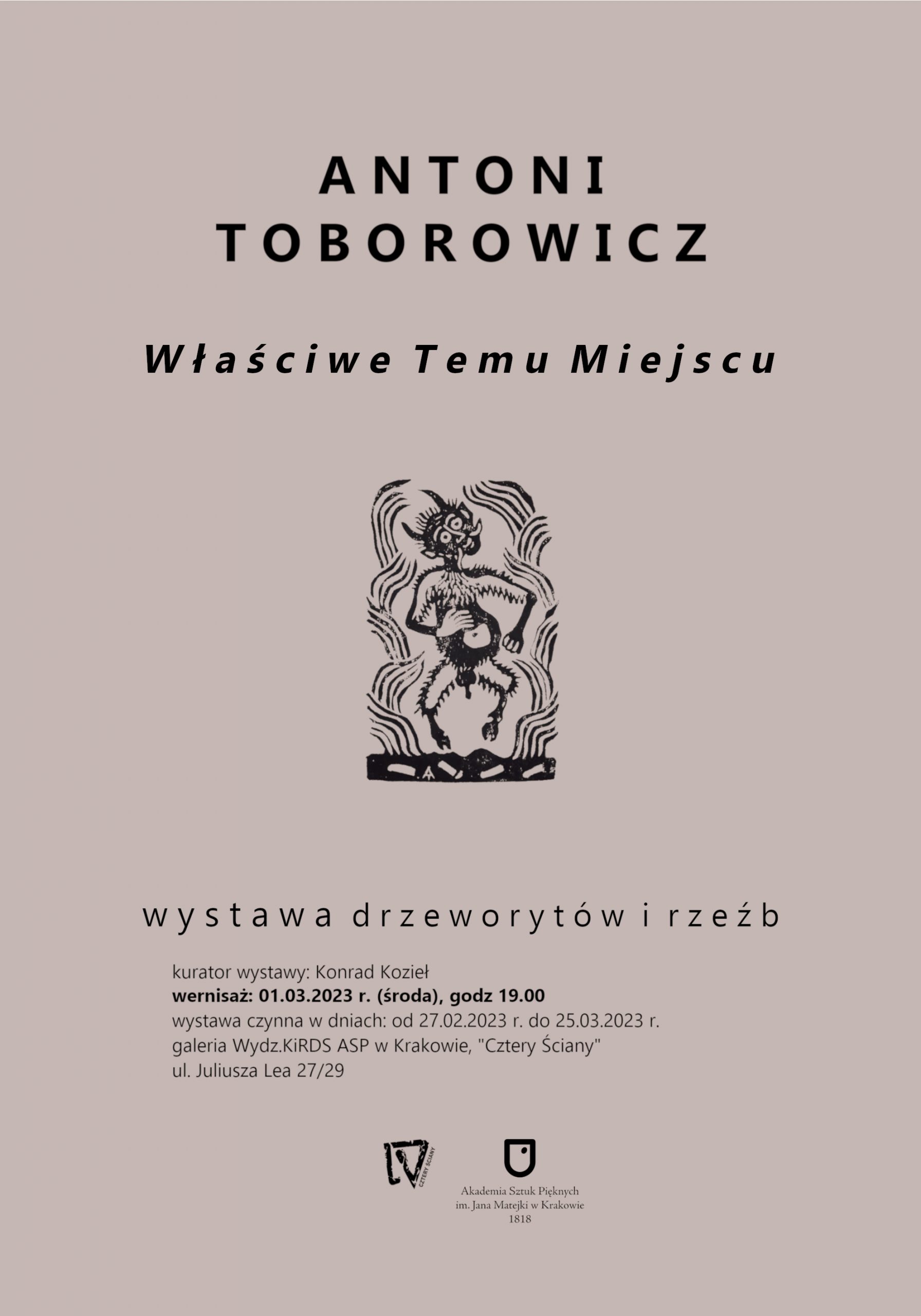 „Właściwe Temu Miejscu” – wystawa Antoniego Toborowicza
