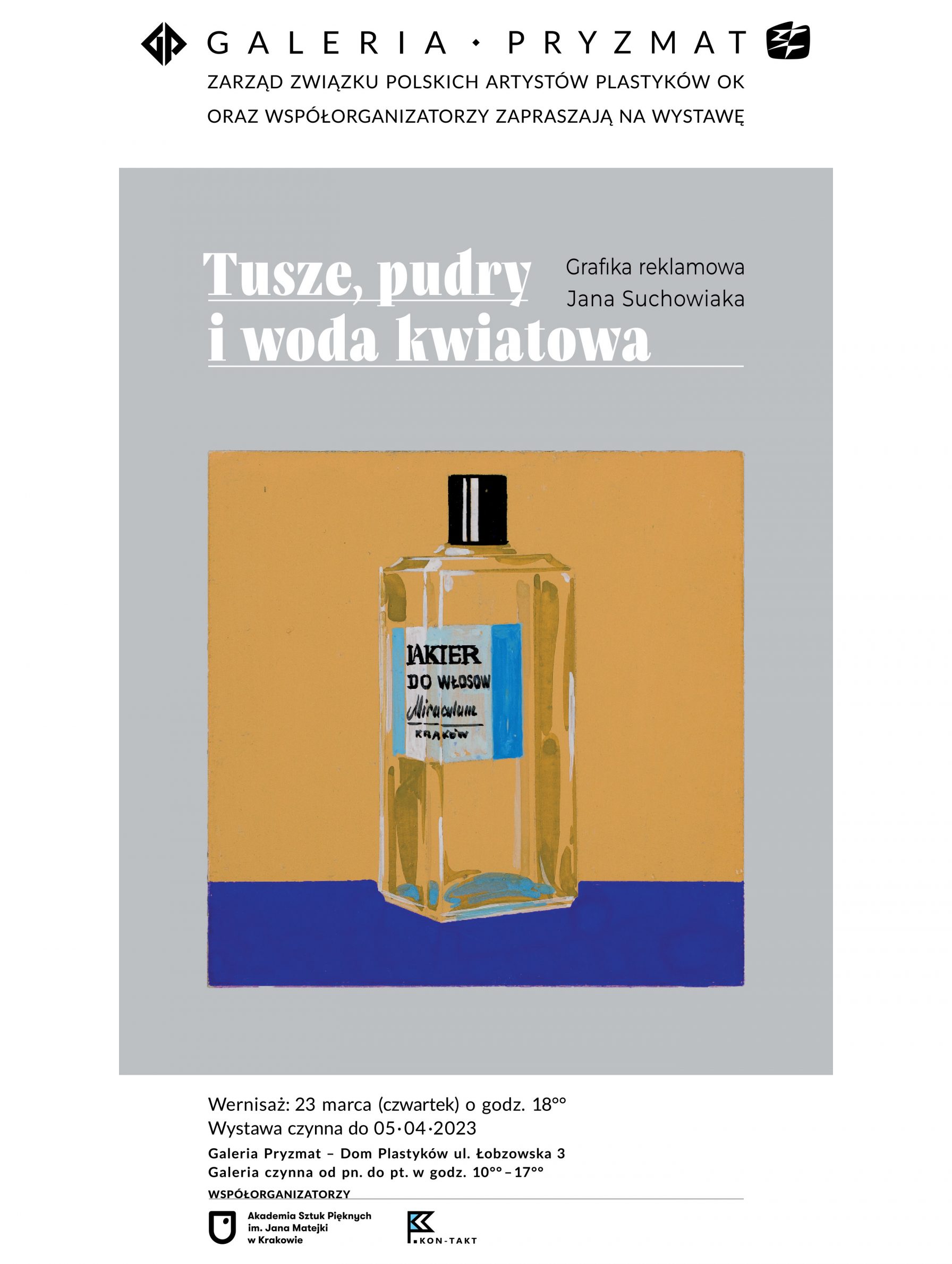 „Tusze, pudry i wody kwiatowe. Grafika reklamowa Jana Suchowiaka” – wernisaż wystawy