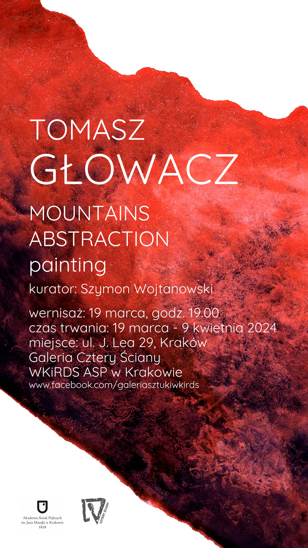 Tomasz Głowacz „Mountains Abstraction” –  wernisaż wystawy