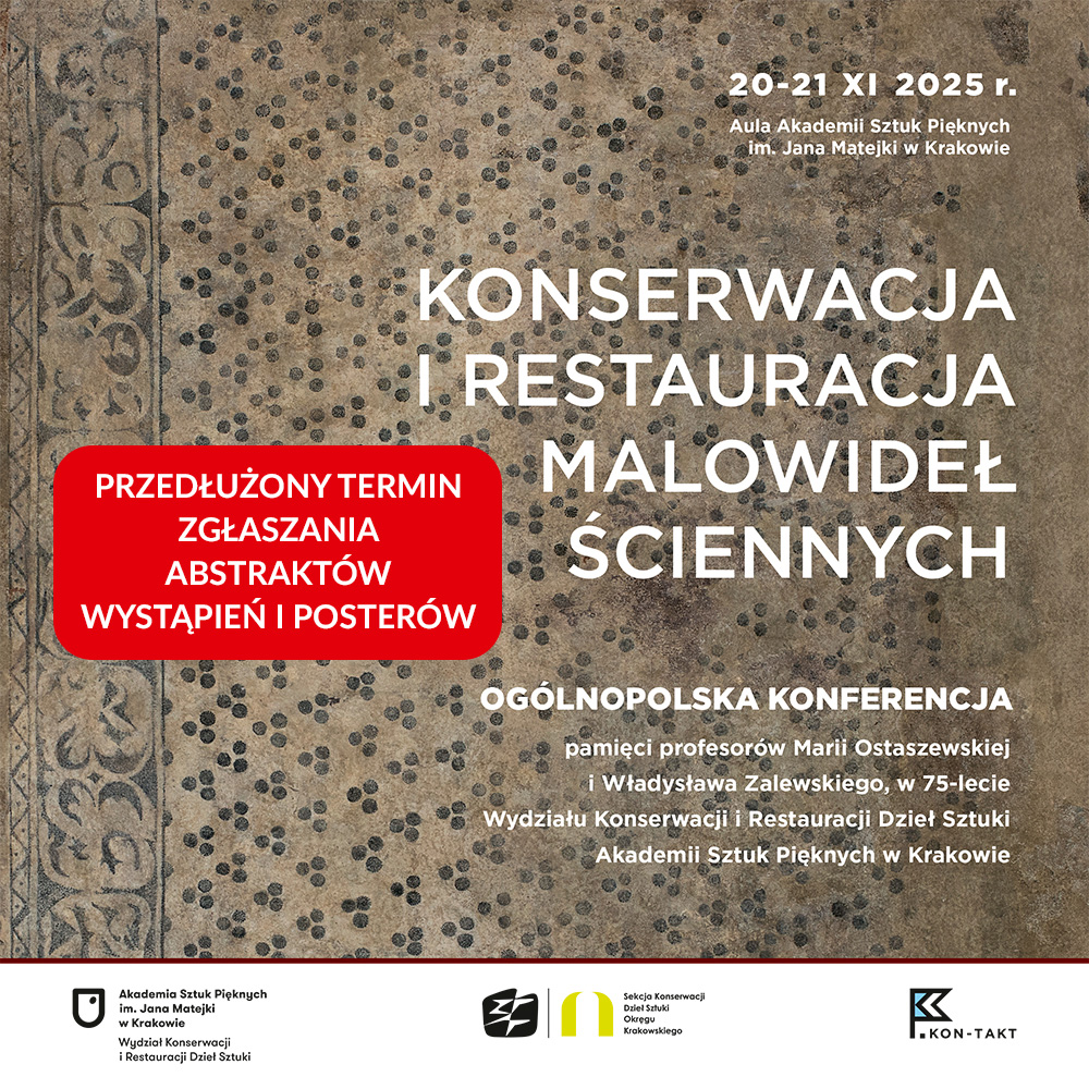 Konferencja „Konserwacja i Restauracja Malowideł Ściennych” – przedłużony termin zgłaszania abstraktów