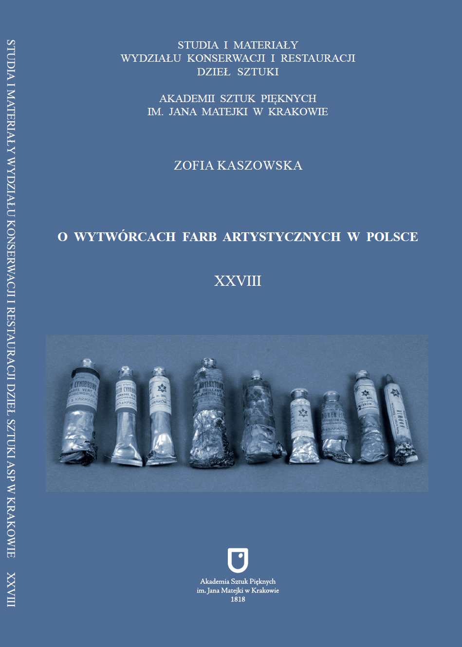 „O wytwórcach farb artystycznych w Polsce”