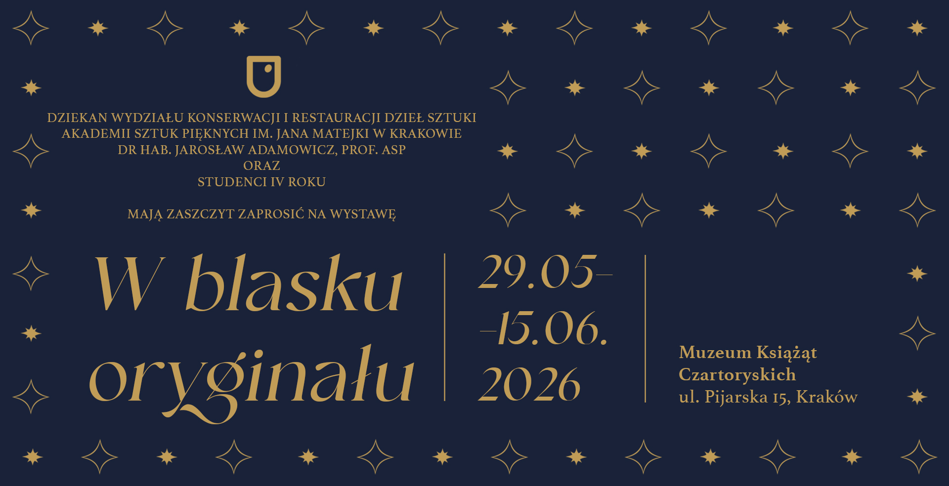 „W blasku oryginału” – wystawa w Muzeum Czartoryskich