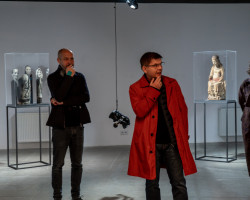 Wernisaż wystawy "Przemiany" (17.10.2021) w ramach Open Eyes Art Festival, fot. Wawrzyniec Woźniak