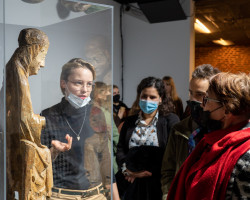 Wernisaż wystawy "Przemiany" (17.10.2021) w ramach Open Eyes Art Festival, fot. Wawrzyniec Woźniak