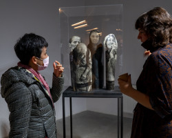 Wernisaż wystawy "Przemiany" (17.10.2021) w ramach Open Eyes Art Festival, fot. Wawrzyniec Woźniak